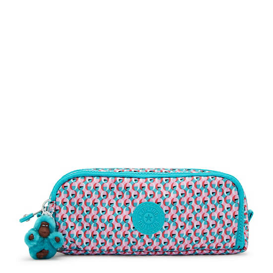 Kipling Gitroy Klassiska Printed Pencil Case Väska Rosa | SE 1315OK